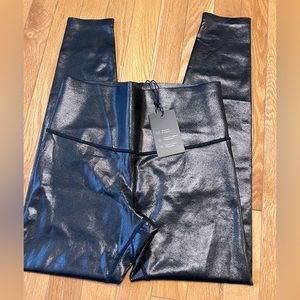 Knix brand, black shiny, high rise legging, size small